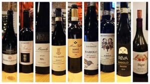 Barolo wine bottles (2019 - 2023 vintages)