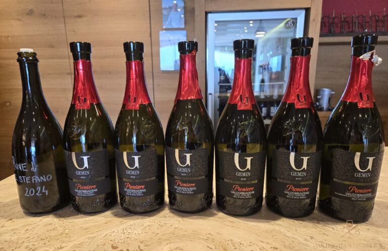 Prosecco can age, part 2: Vertical Tasting Gemin Prosecco Superiore Valdobbiadene-Conegliano Pioniere 2024-2018